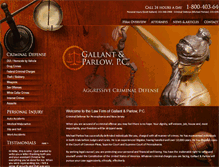 Tablet Screenshot of gallantparlow.com